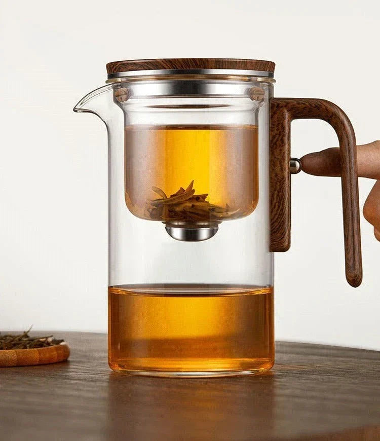 Forever Shop° Glass Teapot: Automatic Water Separation Glass Teapot