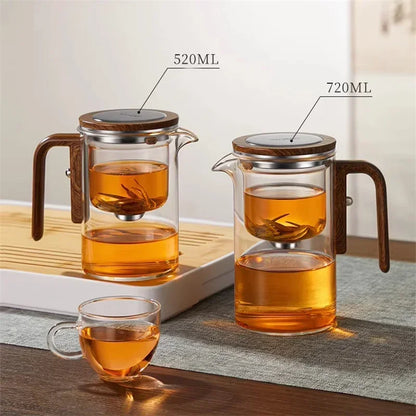 Forever Shop° Glass Teapot: Automatic Water Separation Glass Teapot