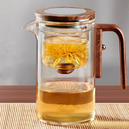 Forever Shop° Glass Teapot: Automatic Water Separation Glass Teapot