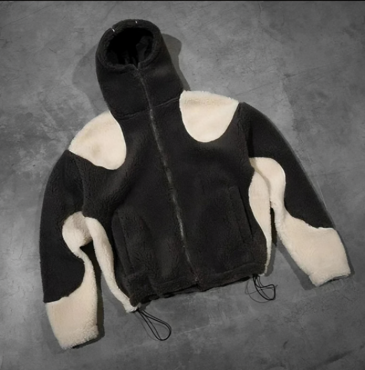 BLACK & WHITE CLOUD HOODIE